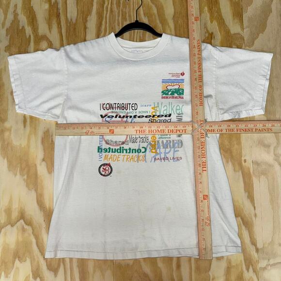 Vintage y2k american heart walk 1990s t-shirt - Picture 3 of 4
